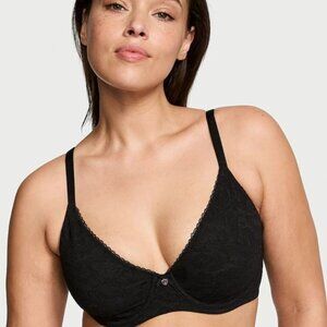 Victoria’s Secret Black Minimizer Bra – 34DD – GUC